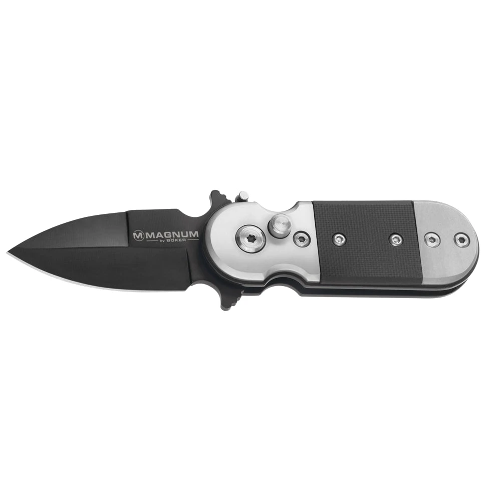 Couteau Automatique Black Lightning Manche G10/Acier Boker Magnum 4 Couteau Automatique Black Lightning Manche G10/Acier Boker Magnum - Image 2