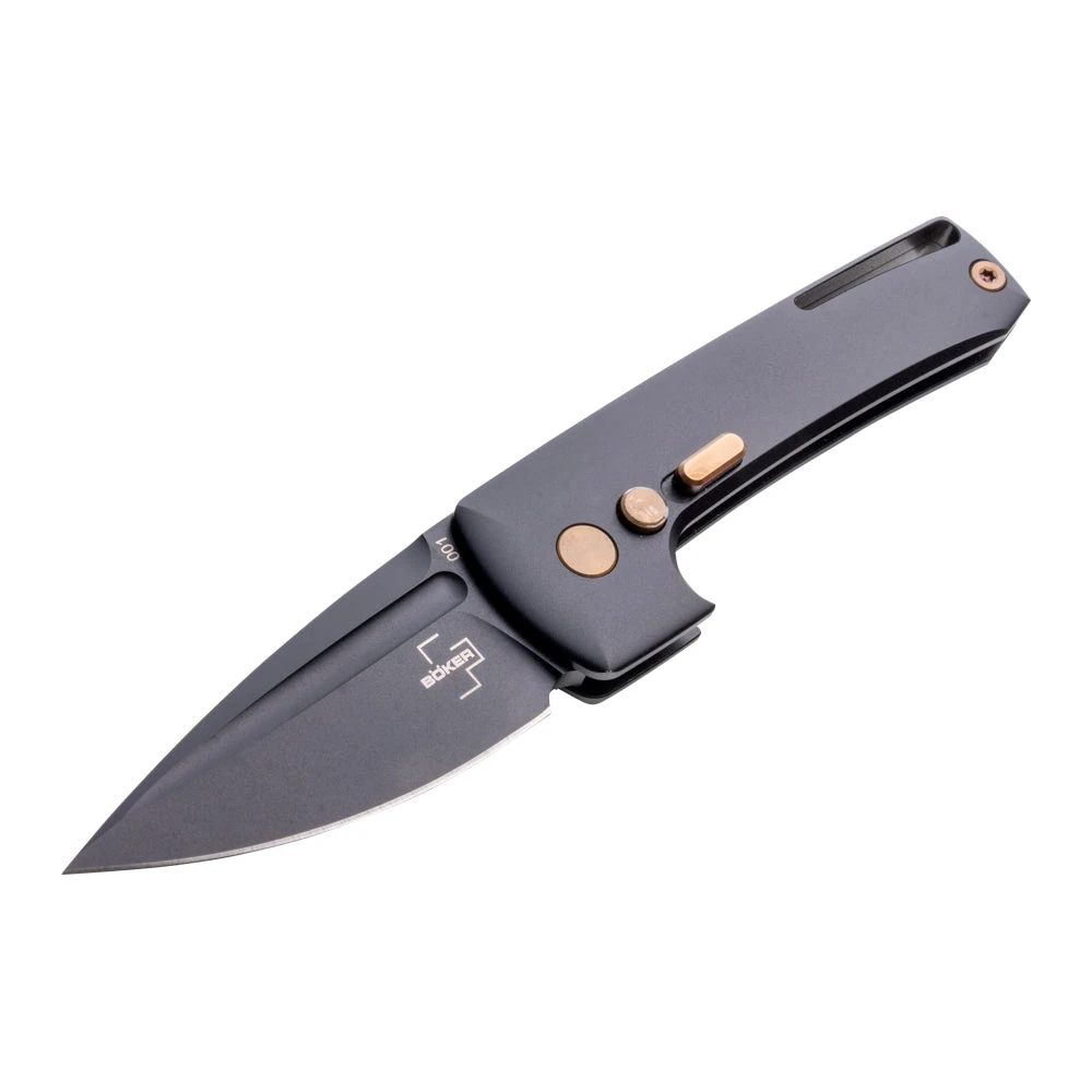 Couteau Automatique Harlock Mini Manche Aluminium Boker Plus 5 Couteau Automatique Harlock Mini Manche Aluminium Boker Plus - Image 3