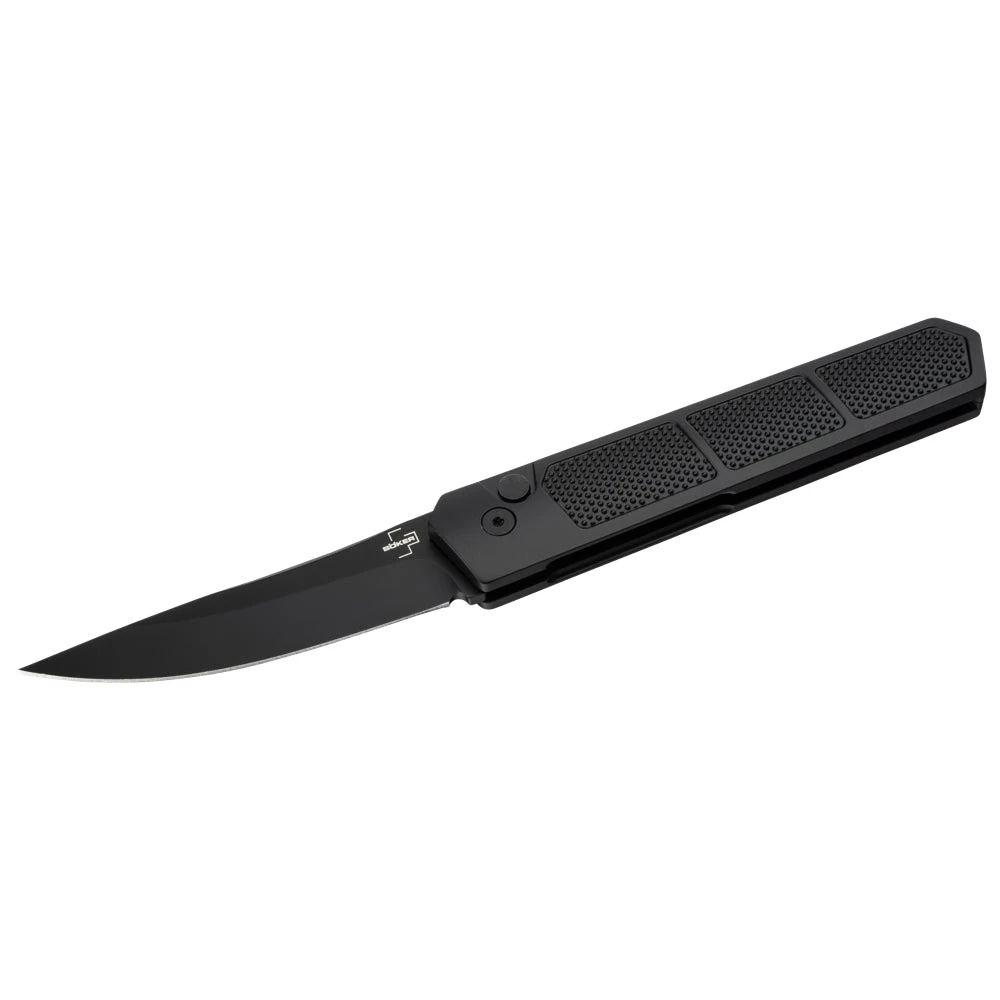 Couteau Automatique Kwaiken Grip Auto Black Manche Aluminium Boker Plus 4 Couteau Automatique Kwaiken Grip Auto Black Manche Aluminium Boker Plus - Image 2