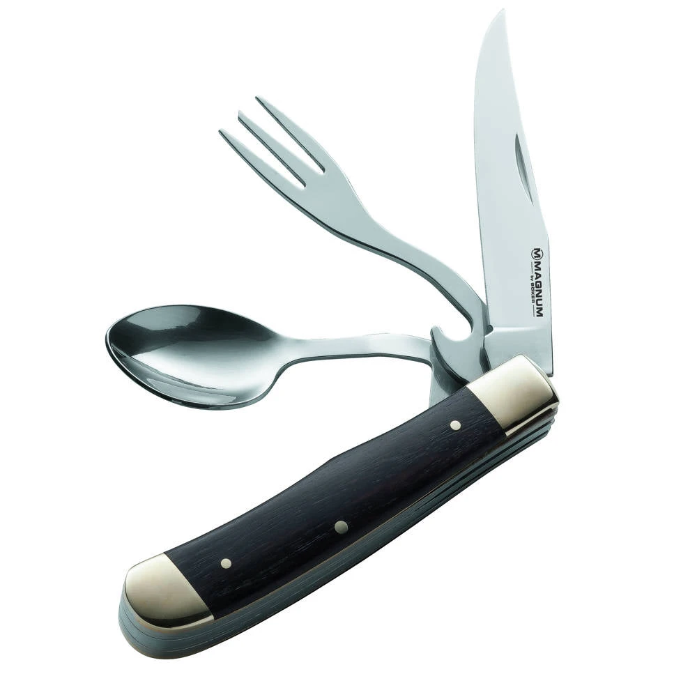 Couteau Pliant Multi-fonctions Bon Appétit Manche Lamellé Collé Boker Magnum 3 Couteau Pliant Multi-fonctions Bon Appétit Manche Lamellé Collé Boker Magnum