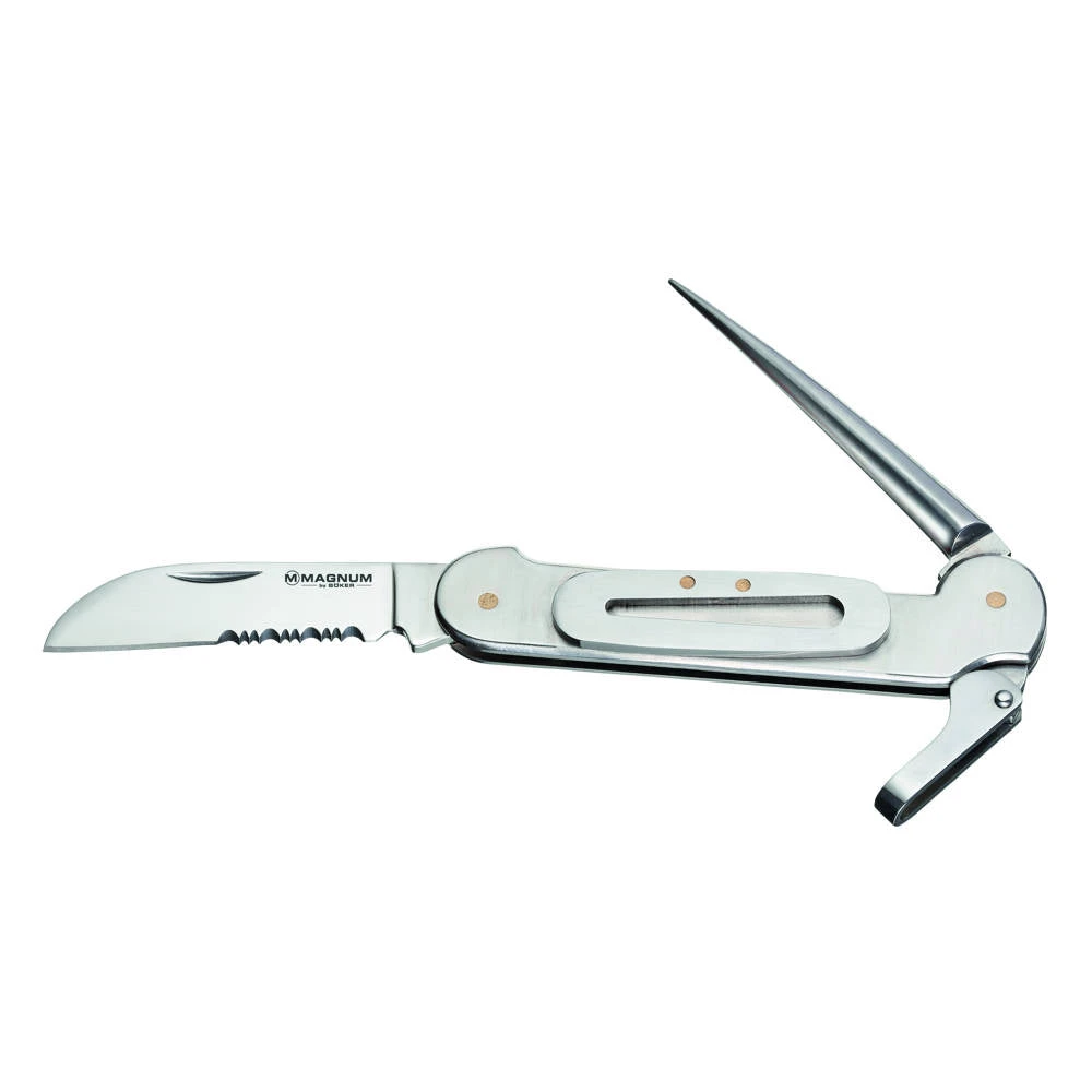 Couteau Pliant Multi-fonctions Catamaran Manche Acier Boker Magnum 3 Couteau Pliant Multi-fonctions Catamaran Manche Acier Boker Magnum