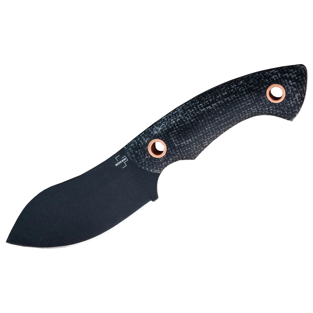 Couteau De Chasse Nessmi Pro Black Manche Micarta Boker Plus 4 Couteau De Chasse Nessmi Pro Black Manche Micarta Boker Plus - Image 2