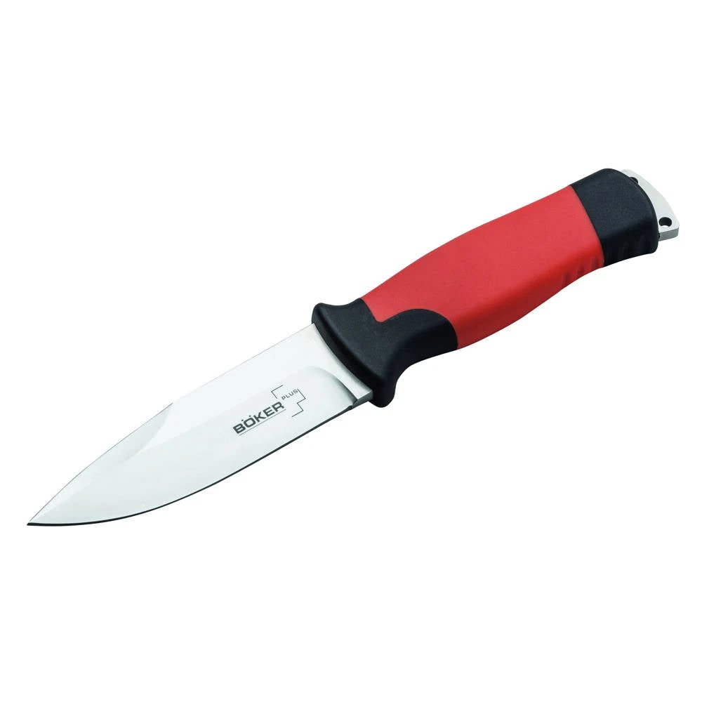 Couteau De Chasse Outdoorsman XL Manche Caoutchouc Boker Plus 2 Couteau De Chasse Outdoorsman XL Manche Caoutchouc Boker Plus