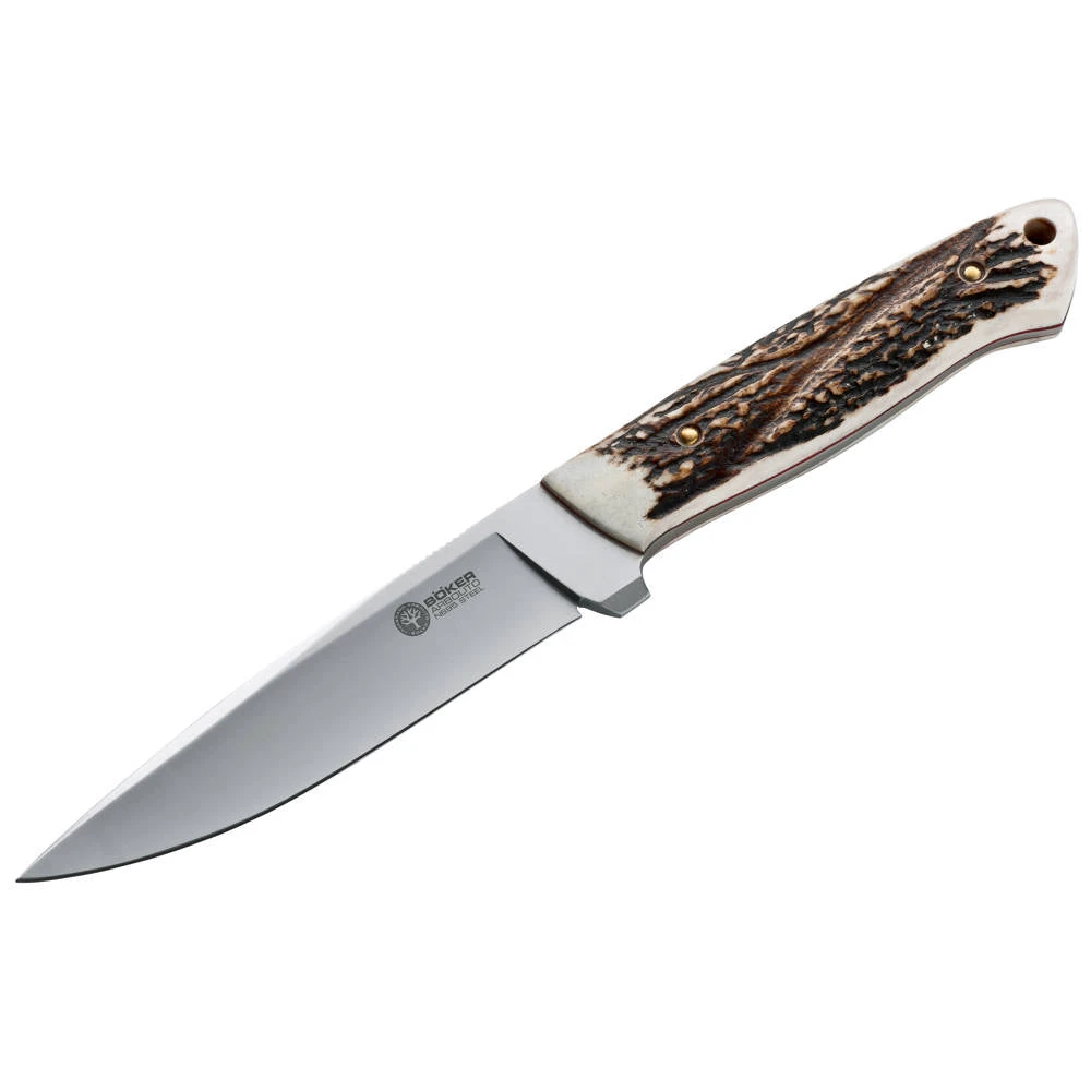 Couteau De Chasse Relincho Stag Manche Bois De Cerf Boker Plus 3 Couteau De Chasse Relincho Stag Manche Bois De Cerf Boker Plus