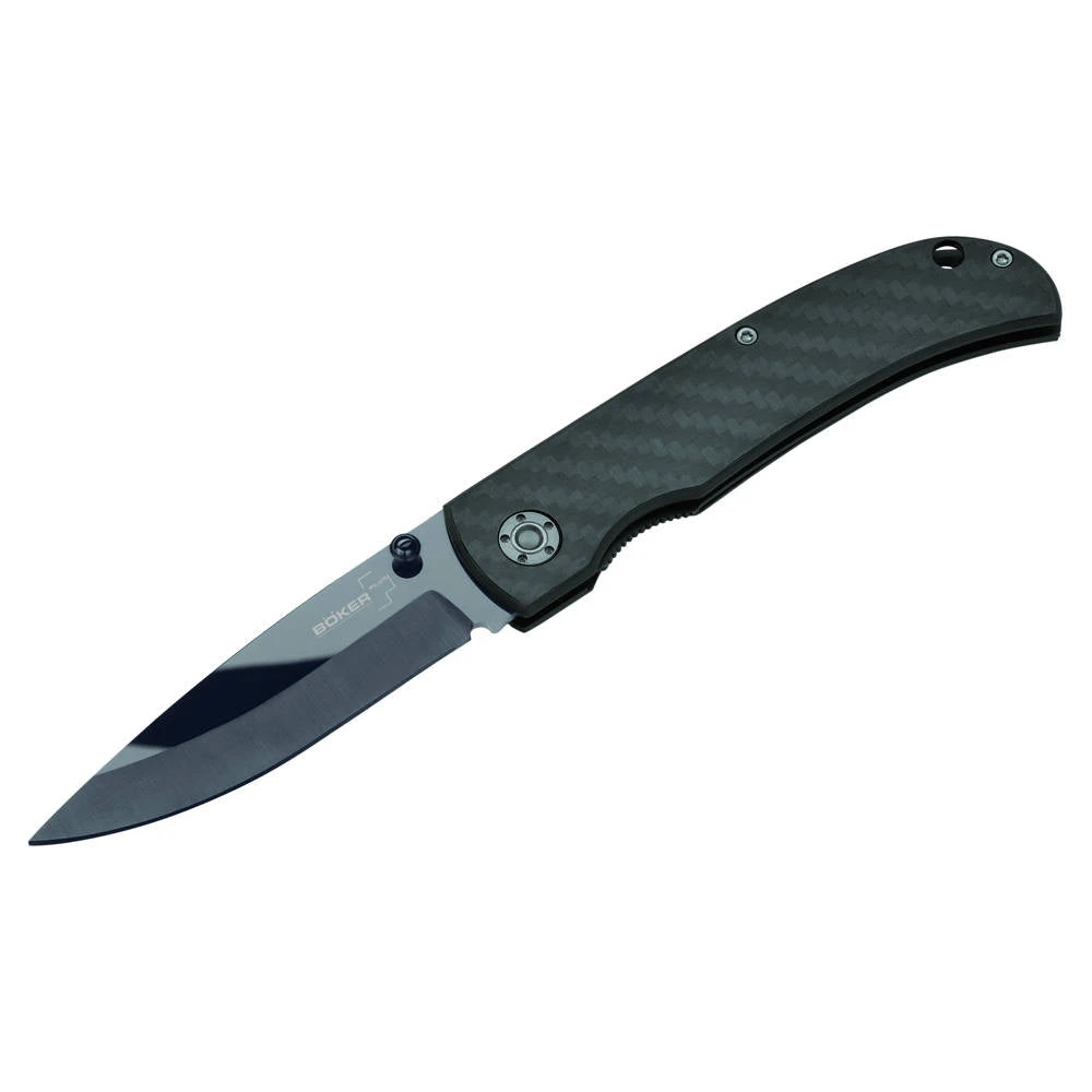 Couteau De Poche Anti-Grav Manche Fibre De Carbone Boker Plus 3 Couteau De Poche Anti-Grav Manche Fibre De Carbone Boker Plus