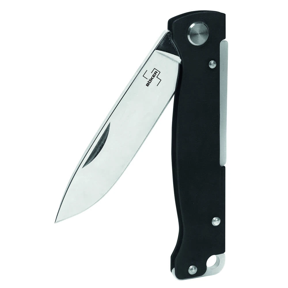Couteau De Poche Atlas Black Manche Inox Boker Plus 4 Couteau De Poche Atlas Black Manche Inox Boker Plus - Image 2