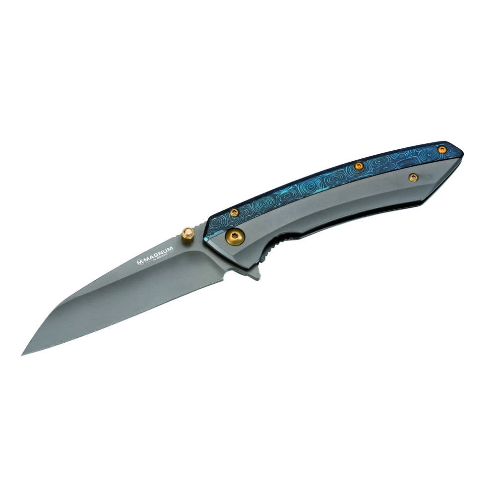 Couteau De Poche Cobalt Manche Acier Boker Magnum 3 Couteau De Poche Cobalt Manche Acier Boker Magnum