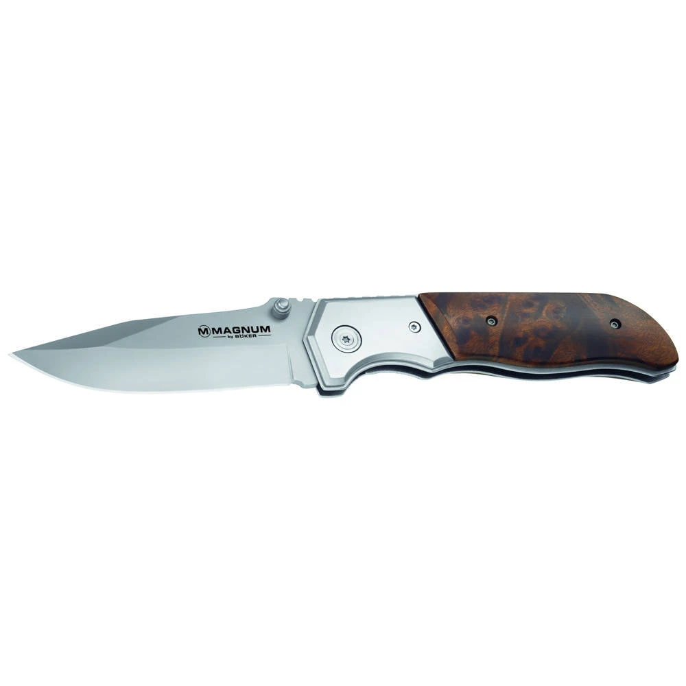 Couteau De Poche Forest Ranger Manche Bois Boker Magnum 3 Couteau De Poche Forest Ranger Manche Bois Boker Magnum