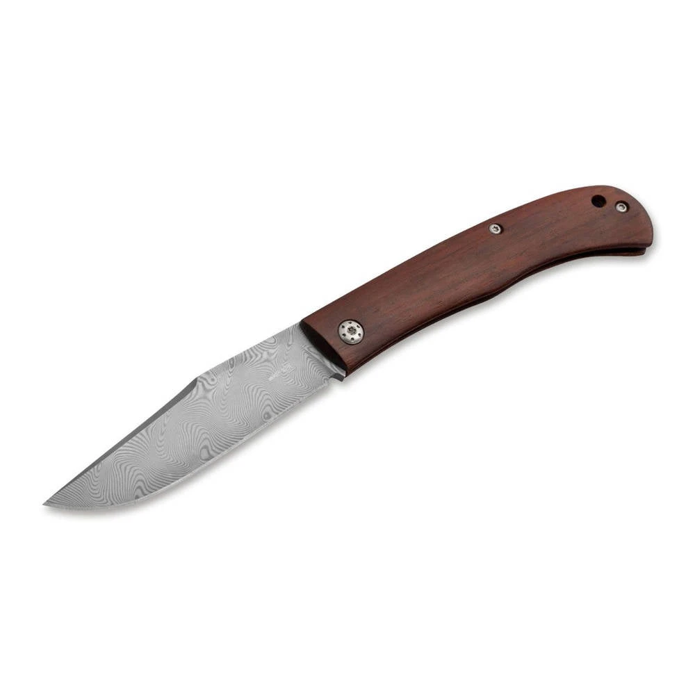 Couteau De Poche Slack Damascus Manche Cocobolo Boker Plus 3 Couteau De Poche Slack Damascus Manche Cocobolo Boker Plus
