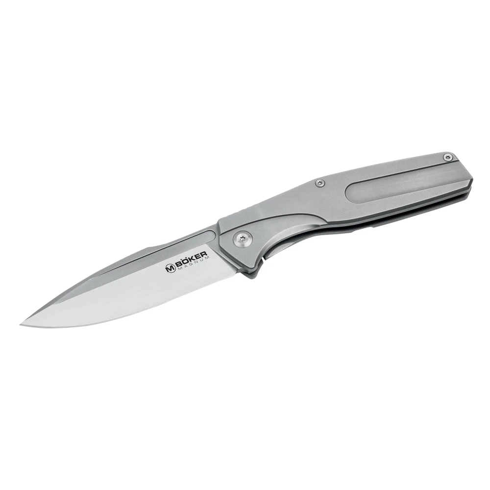 Couteau De Poche The Milled One Manche Acier Boker Magnum 3 Couteau De Poche The Milled One Manche Acier Boker Magnum